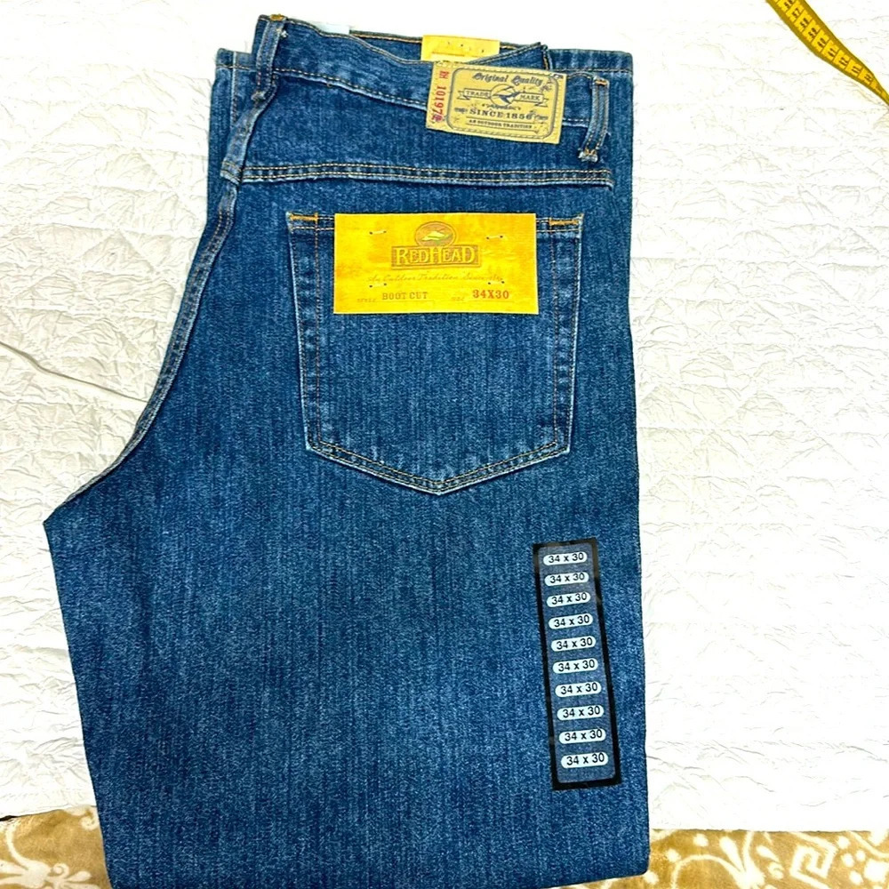 NWT Redhead Bootcut Jeans by Bass Pro Shop 34x30 - Picture 2 of 6